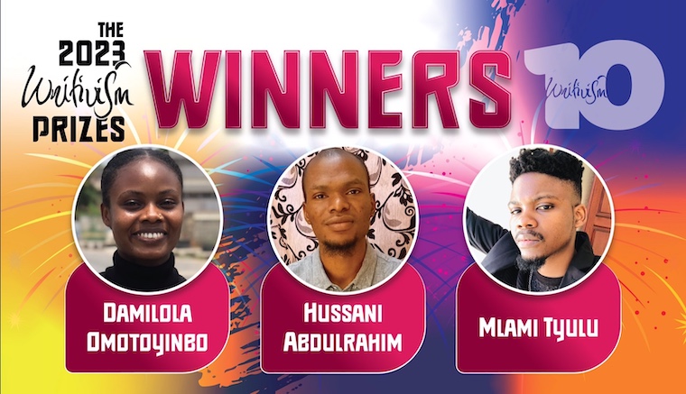 Winners of writivism.